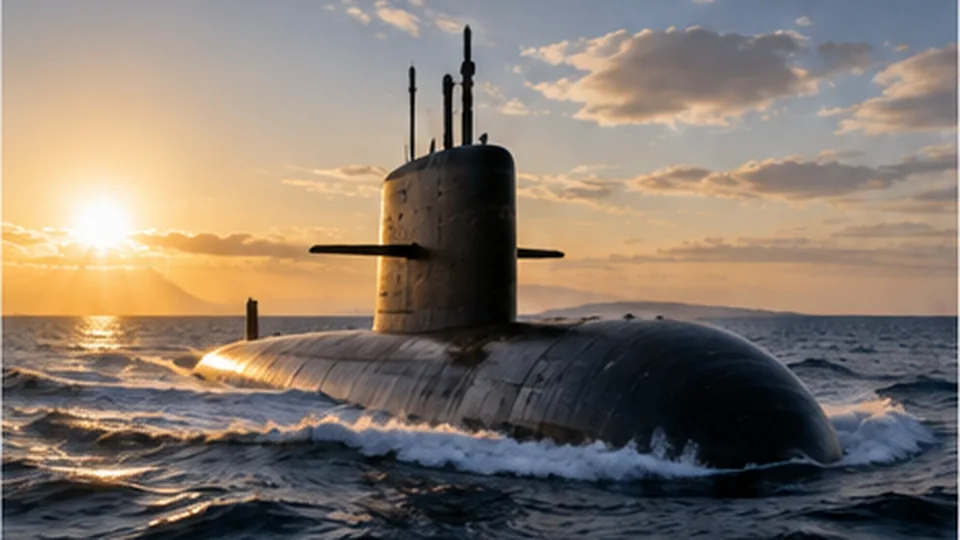 Naval vessel at sea representing sea service and deployment