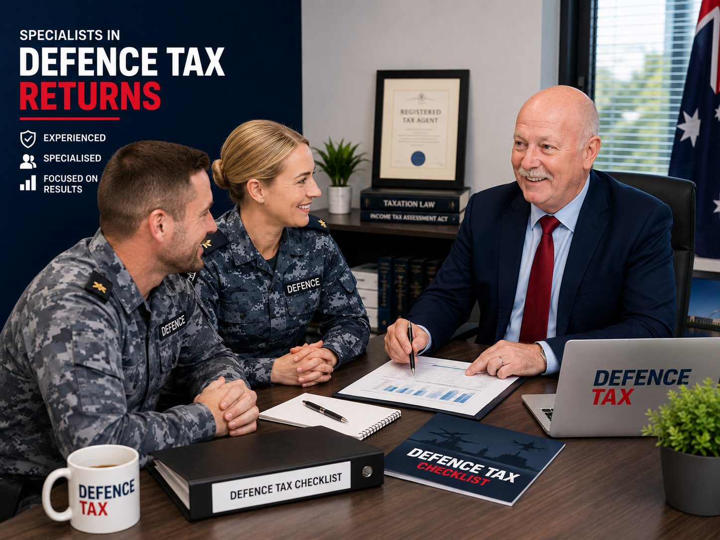 Defence Tax appointment with Garry Angus
